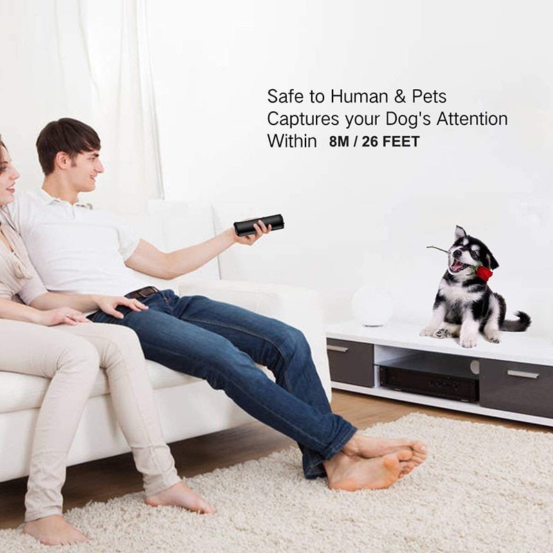 Handheld Ultrasonic Dog Repeller with LED Light Pet Stop Bark Repellent Control Trainer Chaser Dog Training Anti Barking Device image 12