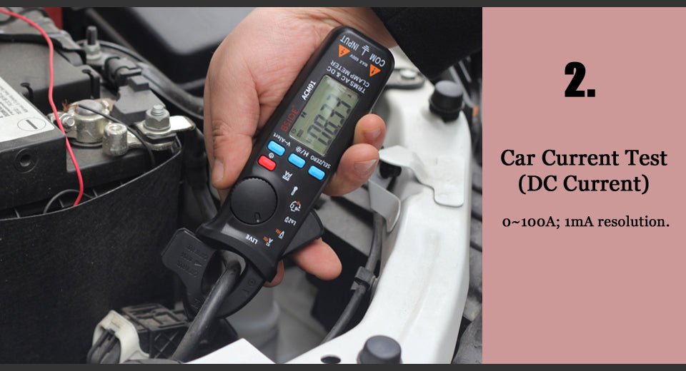 High-Precision Digital Clamp Meter – T-RMS Multimeter for DC/AC, Voltage, Temp, and More image 31