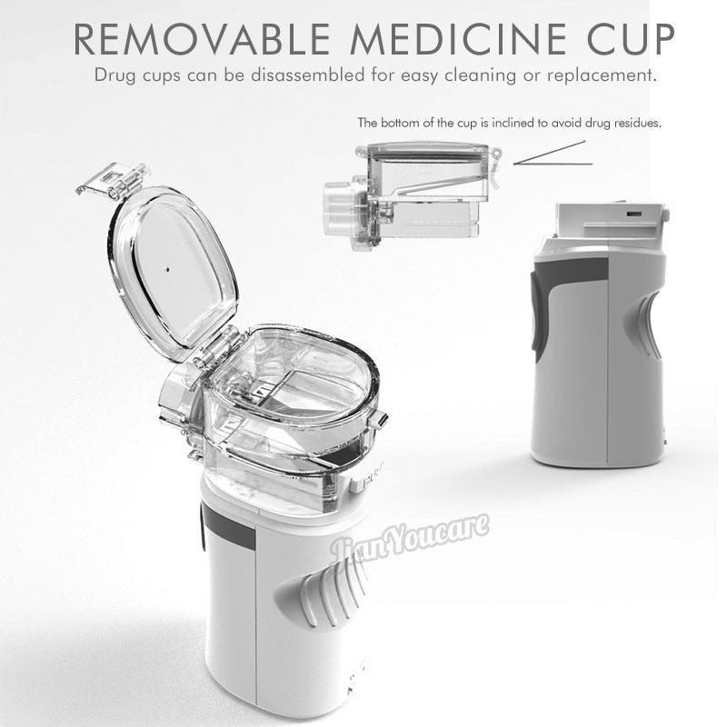 Mini Handheld Portable Autoclean Inhale Nebulizer Atomizer Mesh image 15