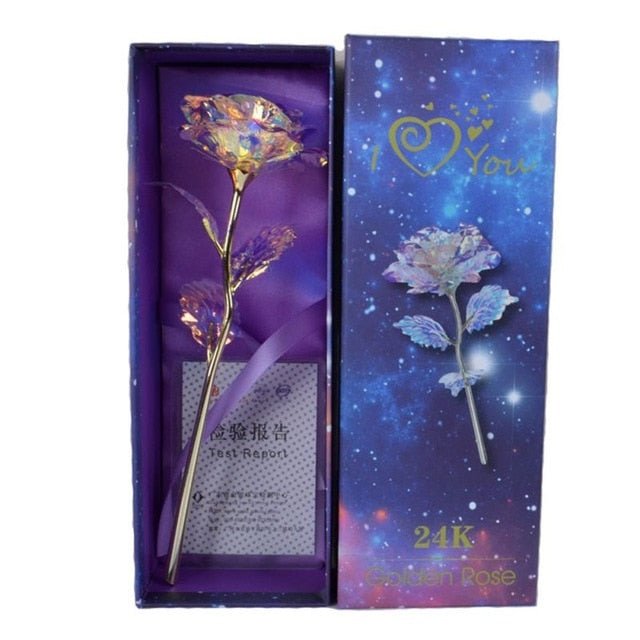 24K Foil Plated Golden Rose image 45