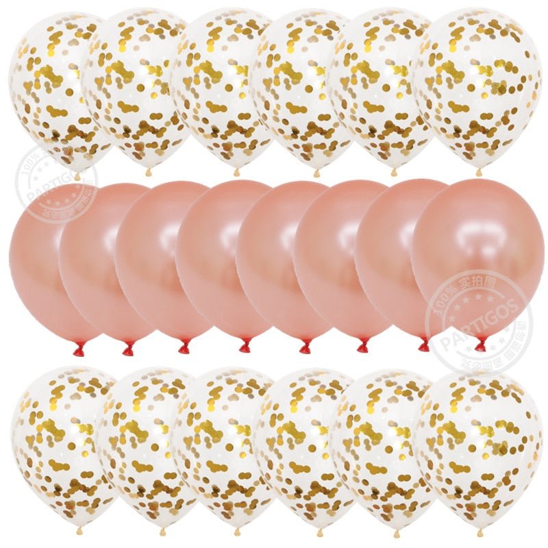 20pcs Confetti Chrome Birthday Party Decors Wedding Decoration New Year Balloon Set image 16