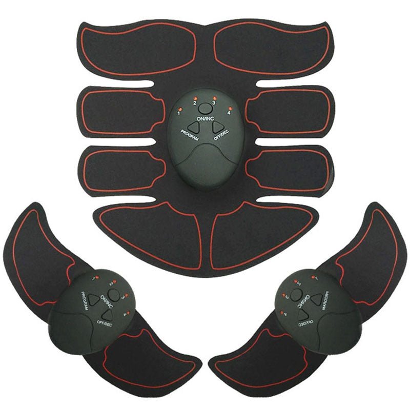 EMS Wireless Muscle Stimulator – Hip Trainer, Abdominal ABS Fitness Slimming Massager & Buttock Toner - 8 pack 3in1 image