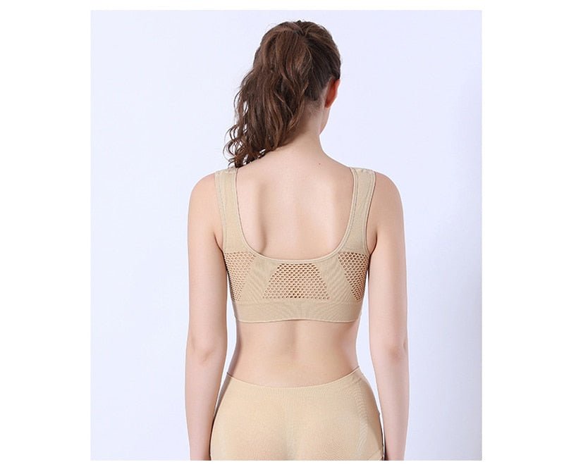 Jerrinut Seamless Breathable Wireless Push Up Bra Underwear With Pads image 7