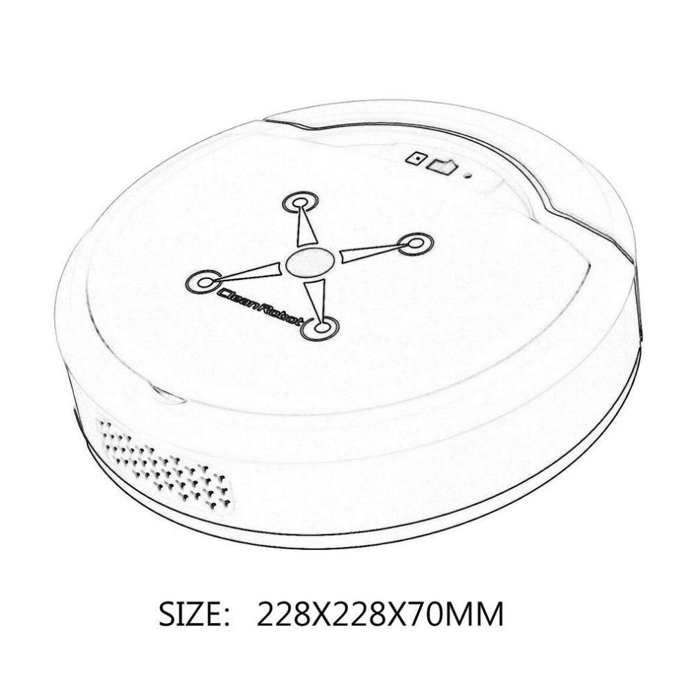 Intelligent Automatic Sweeping Robot | Household USB Rechargeable Automatic Smart Robot Vacuum Cleaner | Automatic Sweeping Machine image 3