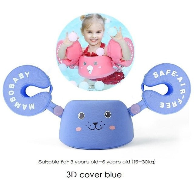 Solid Non-inflatable Baby Swimming Ring Float Swim Trainer Sunshade image 7