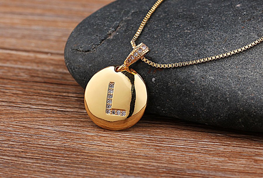 Top Quality Personalized Gold Letters Women and Girls Initial Letter Necklace image 9