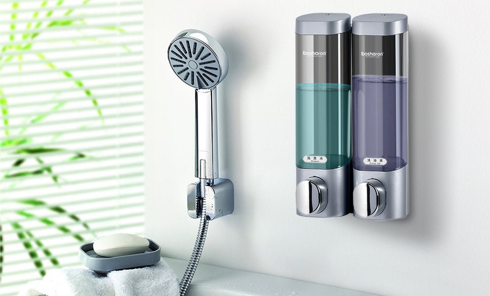Triple Wall Mountable Liquid Soap Dispenser image 9
