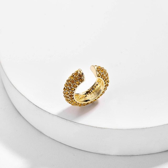 Bohemian Imitation Trendy Small Clip No-Piercing Earrings Cuff For Women and Girls - 1pcs Style 3 image