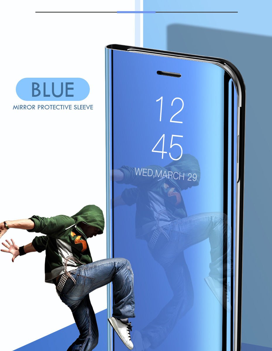 Smart Mirror Flip Case For Samsung Galaxy A51 A71 A50 A30 A10 A20 A40 A70 A10s A30s A20e Note 10 8 9 S10 S6 S7 S8 S9 Plus Cover image 20