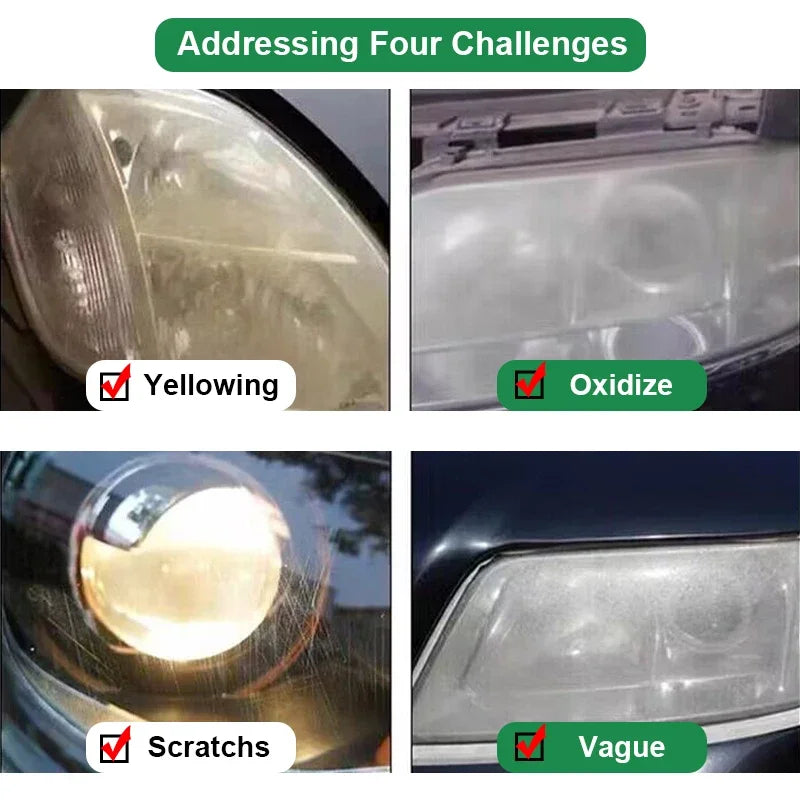 Car Headlight Restoration Kit | Scratch Remover & Oxidation Repair Polish for Clear Headlights image 5