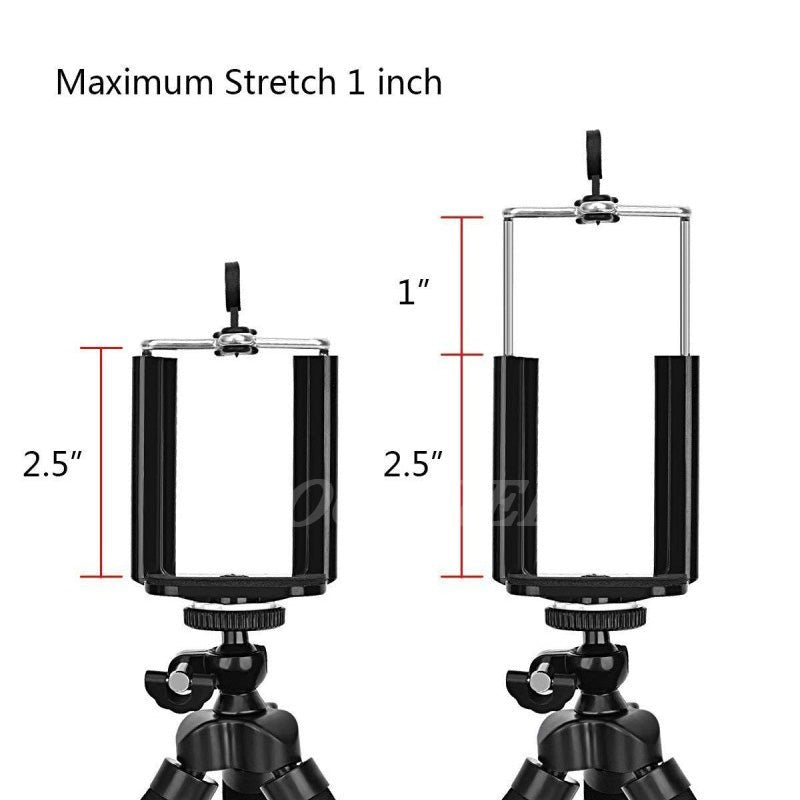 Flexible Sponge Octopus Tripod Phone Holder Camera Stand With Bluetooth Remote Shutter image 4