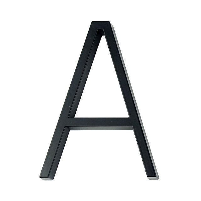 125mm Big Modern Floating House Number and Letters image 26