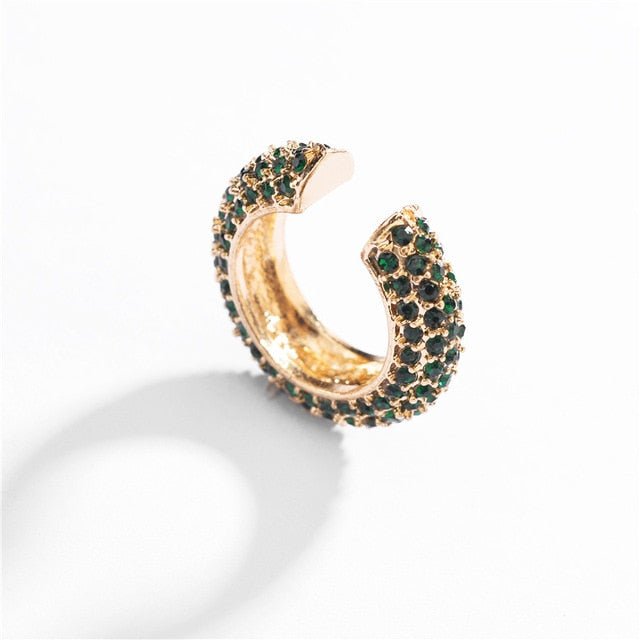 Bohemian Imitation Trendy Small Clip No-Piercing Earrings Cuff For Women and Girls - 1pcs Style 35 image