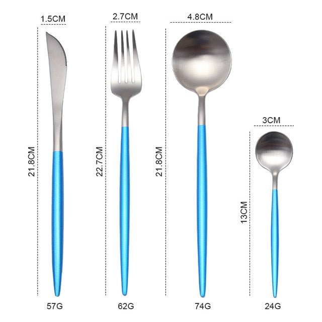Gold Stainless Steel Cutlery Set image 16