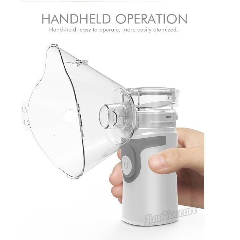 Mini Handheld Portable Autoclean Inhale Nebulizer Atomizer Mesh image 21