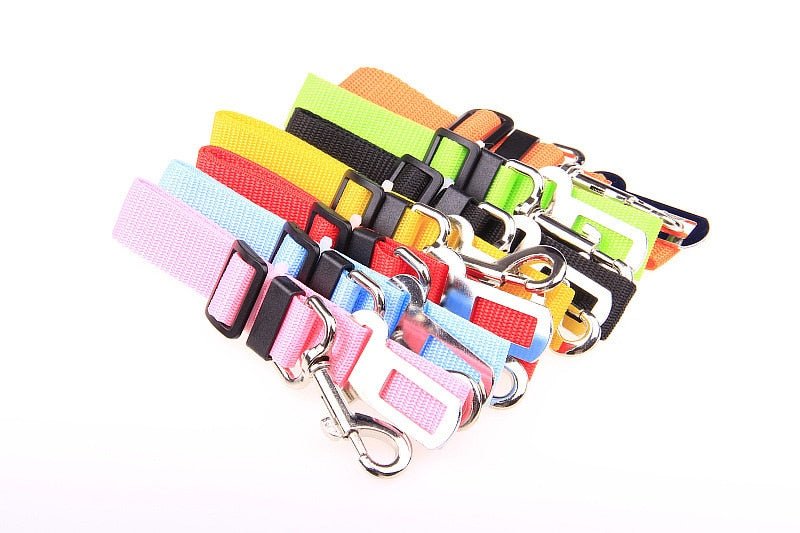 Pet Dog and Cat Car Seat Belt | Adjustable Harness Seatbelt | Lead Leash for Small Medium Dogs Travel Clip image 11