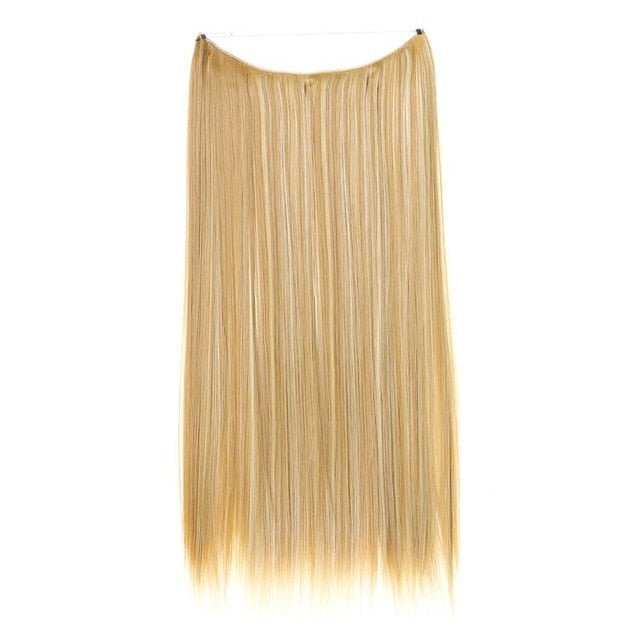SARLA Halo Invisible Wire Synthetic Hair Extension-No Clip image 1