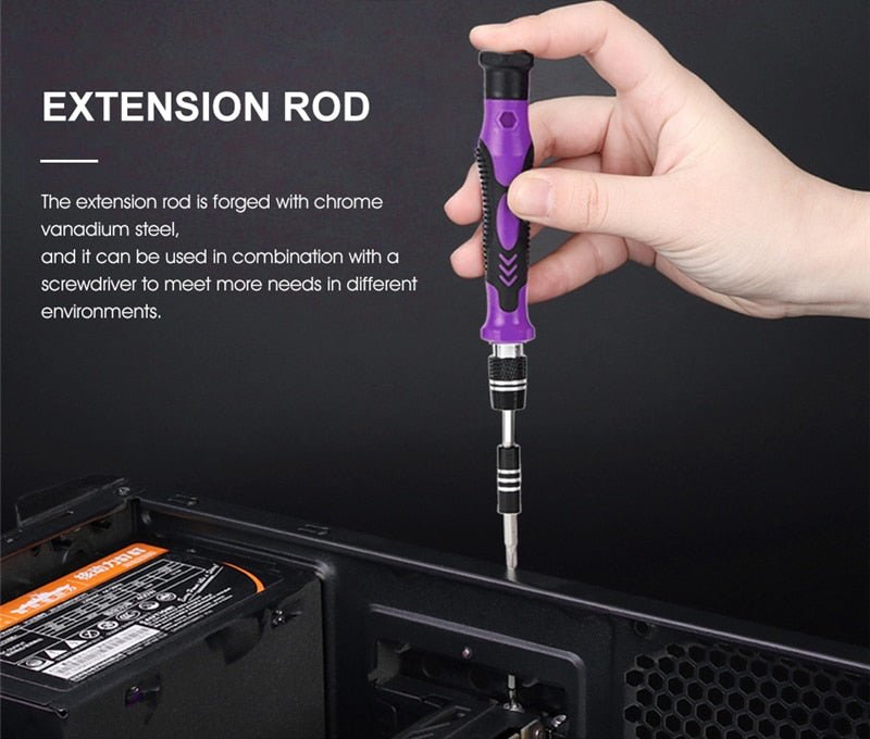KALAIDUN 112 in 1 Magnetic Screwdriver Bit Torx Multi Mobile Phone Repair Tools Kit image 19