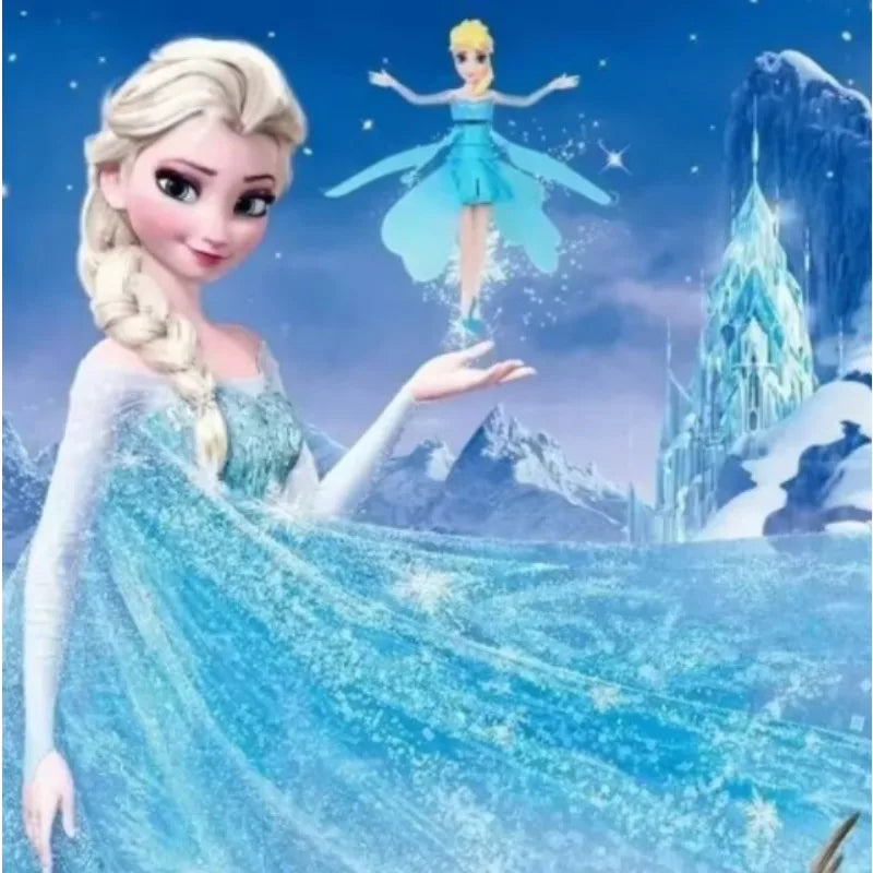 Frozen Induction Flying Toy Cartoon Elsa image 1