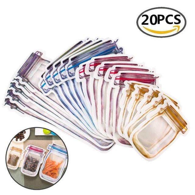 Reusable Mason Jar Bottles Storage Bags image 0