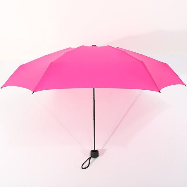 Mini Pocket Umbrella | Small Umbrellas - Rose red image