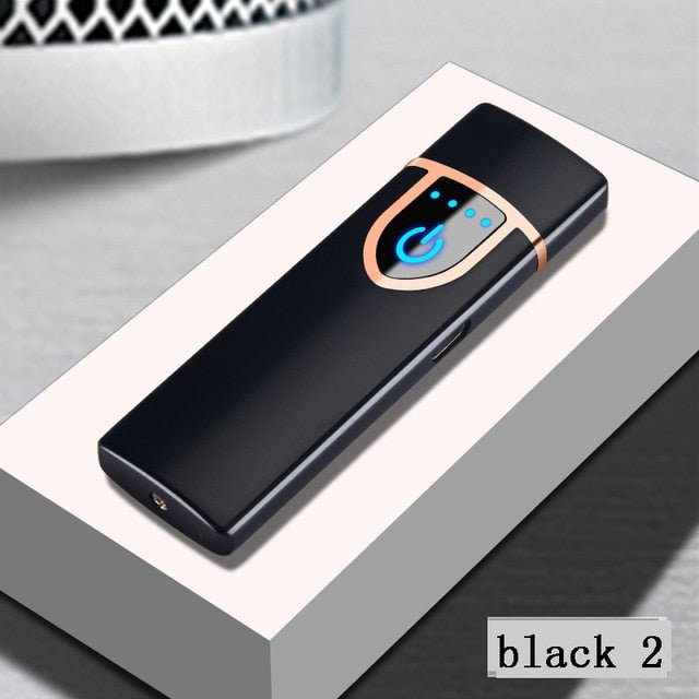 New Double Plasma Windproof Electric Arc Cigarette Lighter image 20