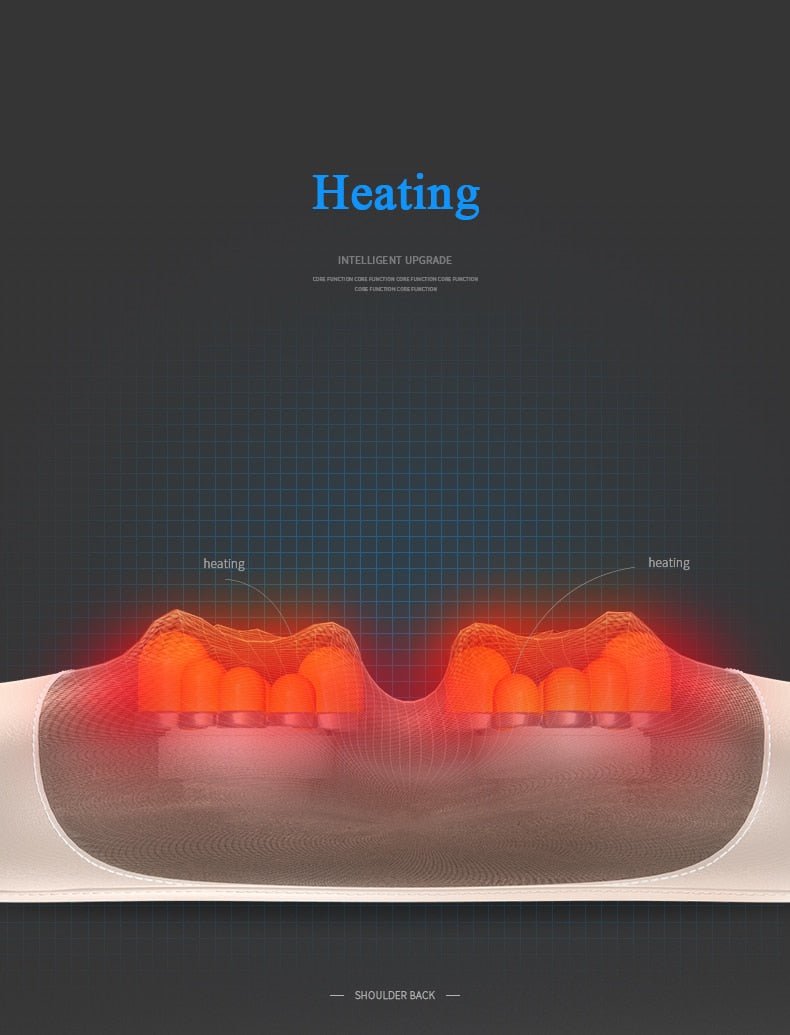 Electric Infrared Neck, Shoulder, Back and Body Heating Massage Pillow image 23