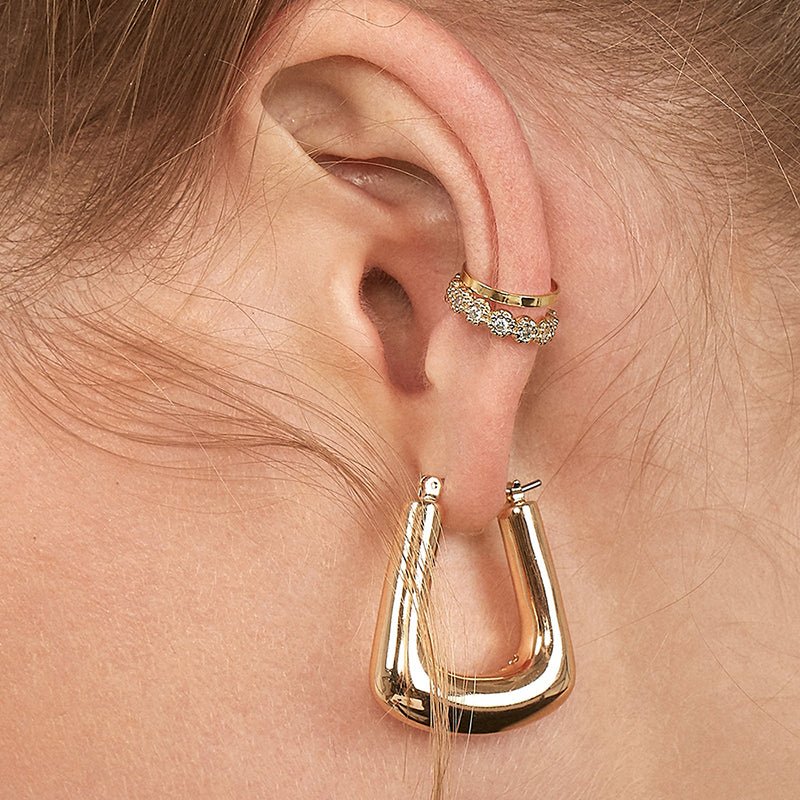 Bohemian Imitation Trendy Small Clip No-Piercing Earrings Cuff For Women and Girls image 18