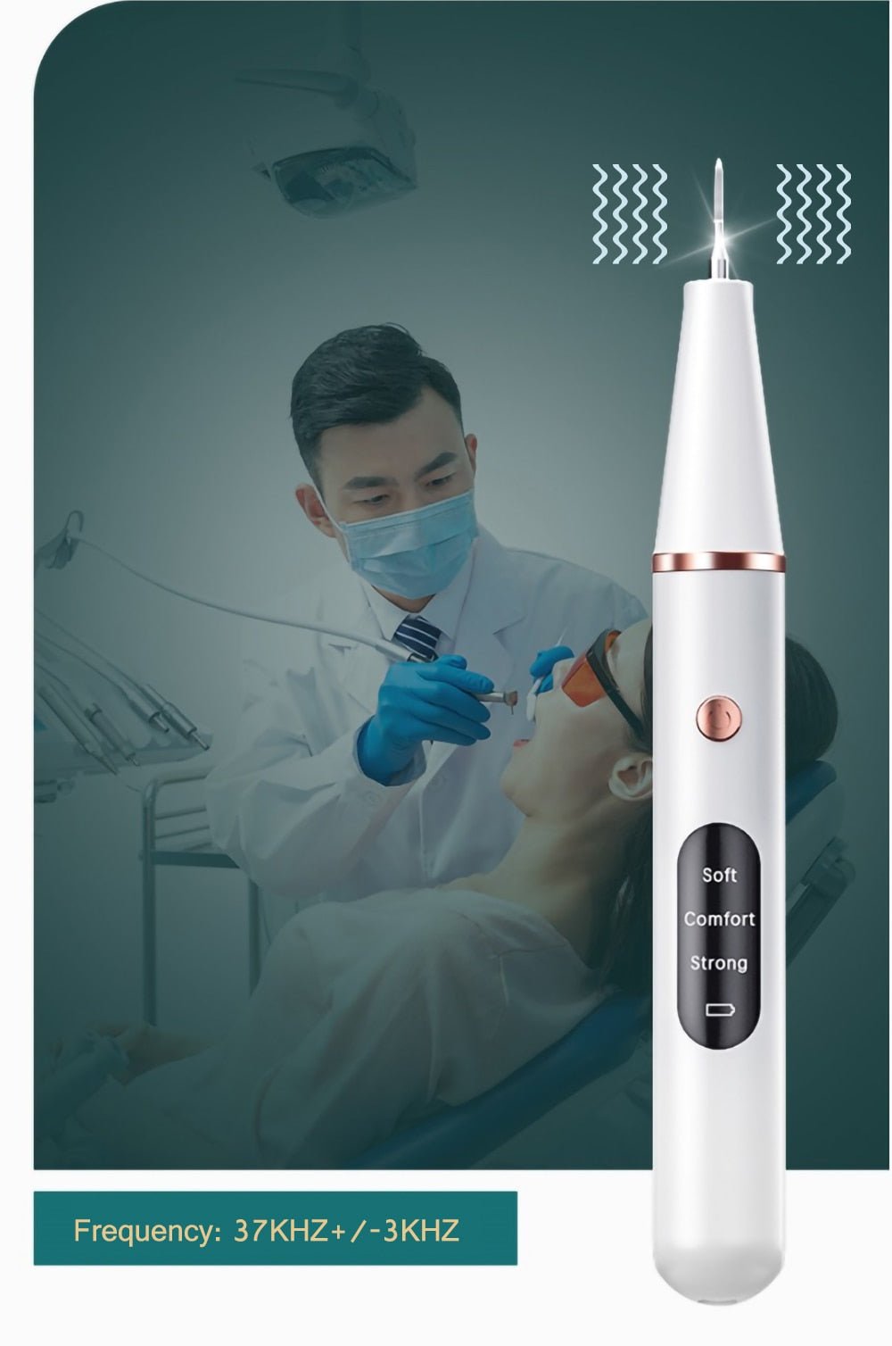 Portable Electric Sonic Dental Calculus Scaler Oral Teeth Tartar Remover Plaque Stains Teeth Whitening with LED image 15