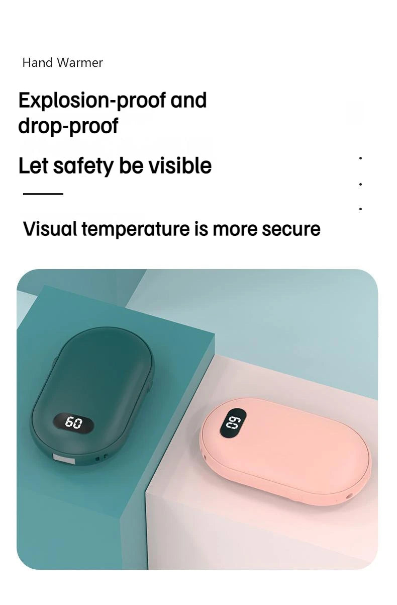 Compact Hand Warmer & Power Bank ‚Äì 2-in-1 USB Rechargeable Winter Essential image 25