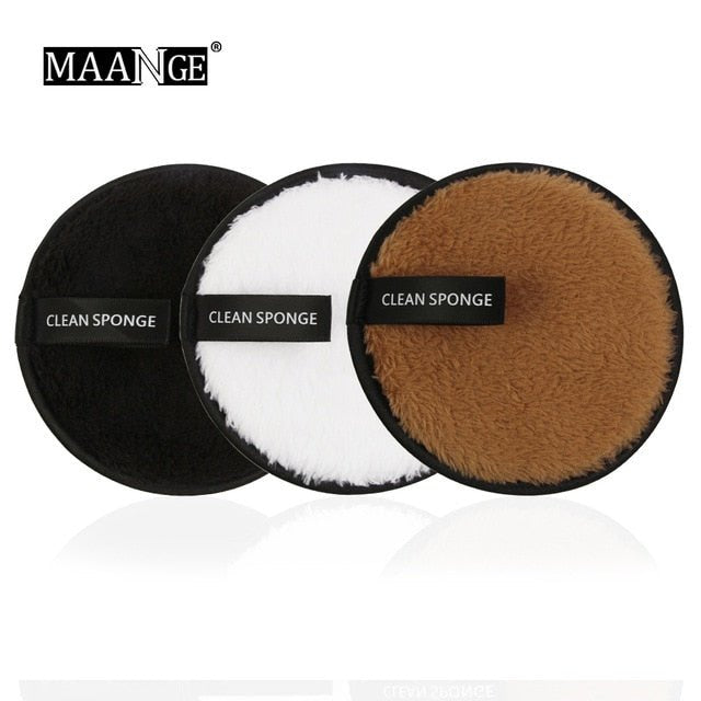 Facial Cleansing Microfiber Cloth Pads | Cotton Facial Makeup Remover Puff image 4