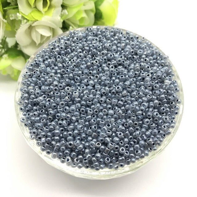 1000pc Czech Glass Seed Beads Accessories for Bracelet and Necklace Jewelry Making - 43 image