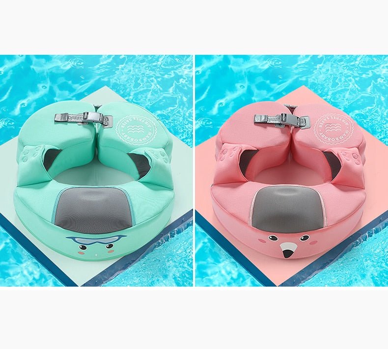 Solid Non-inflatable Baby Swimming Ring Float Swim Trainer Sunshade image 32