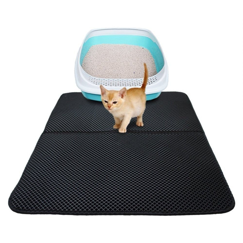 Double Layer WaterProof Cat Litter Mat image 4