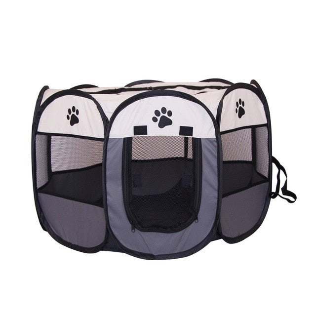 Portable Pet Tent - Gray, 91x91x58CM image