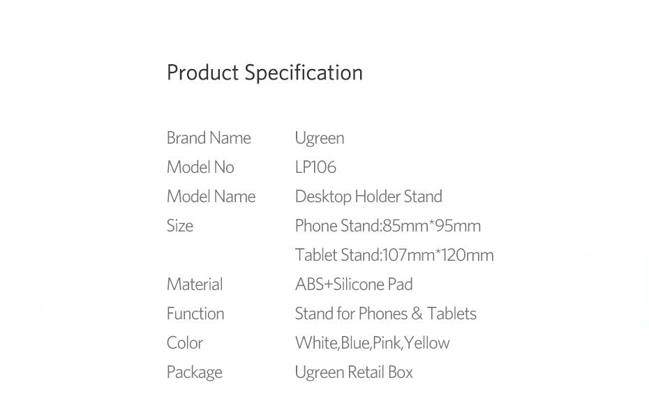 Ugreen Portable Cell Phone Holder and Tablet Stand image 12