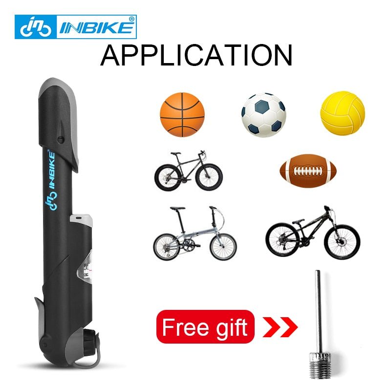 INBIKE Portable Mini Hand Pump Bicycle Cycling Air Pump image 19
