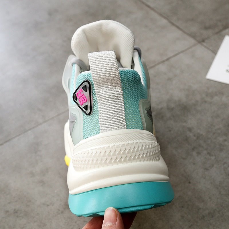 Women Vulcanize Breathable Rainbow Color Fashion Casual Sneakers image 11
