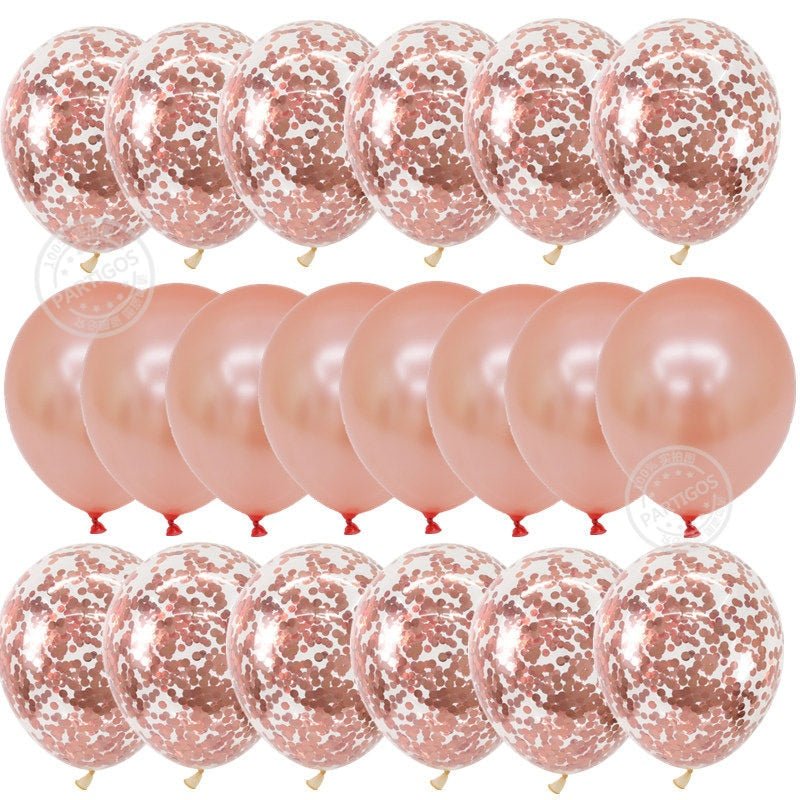 20pcs Confetti Chrome Birthday Party Decors Wedding Decoration New Year Balloon Set image 24