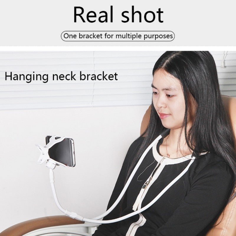 Mobile Phone Holder Hanging Necklace Bracket | 360 Degree Phone Holder Stand image 1