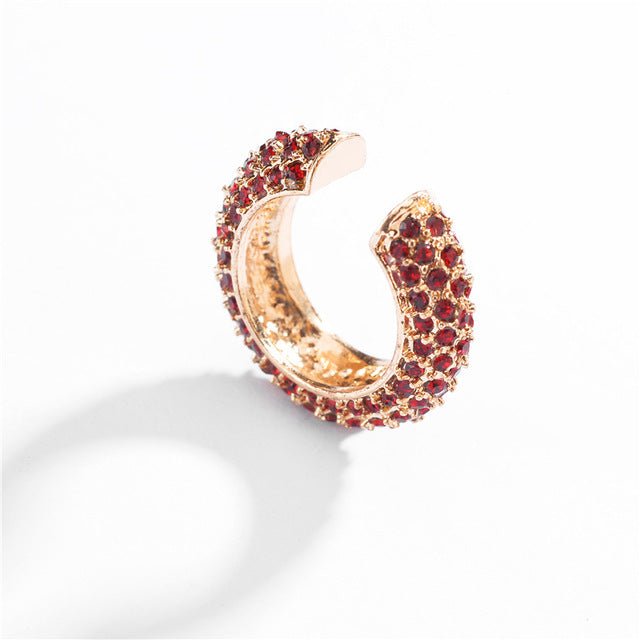 Bohemian Imitation Trendy Small Clip No-Piercing Earrings Cuff For Women and Girls - 1pcs Style 32 image