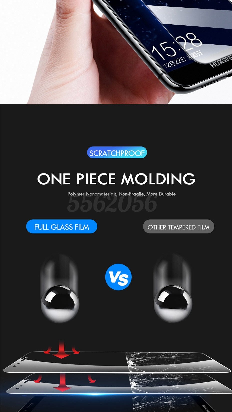 3Pcs Tempered Glass Screen Protector For Huawei P30 P40 Lite P20 image 7