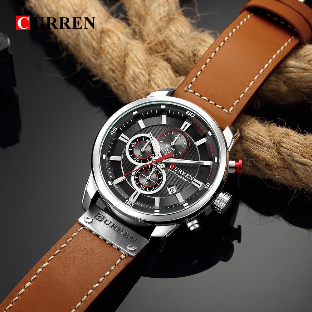 Top Brand Luxury Chronograph Quartz Watch image 26