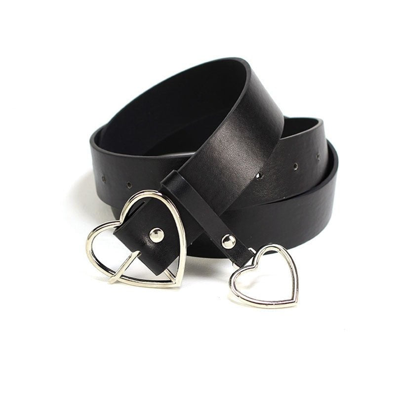 Best YBT Women Belt | PU Leather Metal Heart Pin Buckle Belt | Waistband Women Belt image 8