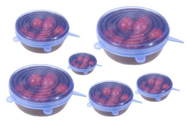 6PCS Universal Silicone Stretch Lids image 0