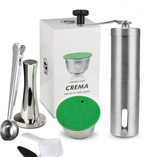 STAINLESS STEEL Metal Reusable Dolce Gusto Capsule Compatible with Nescafe Coffee Machine Refillable Dolci Filter Dripper Tamper image 26