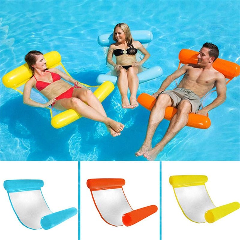 Water Hammock Inflatable Floating Swimming Recliner Mattress image 0