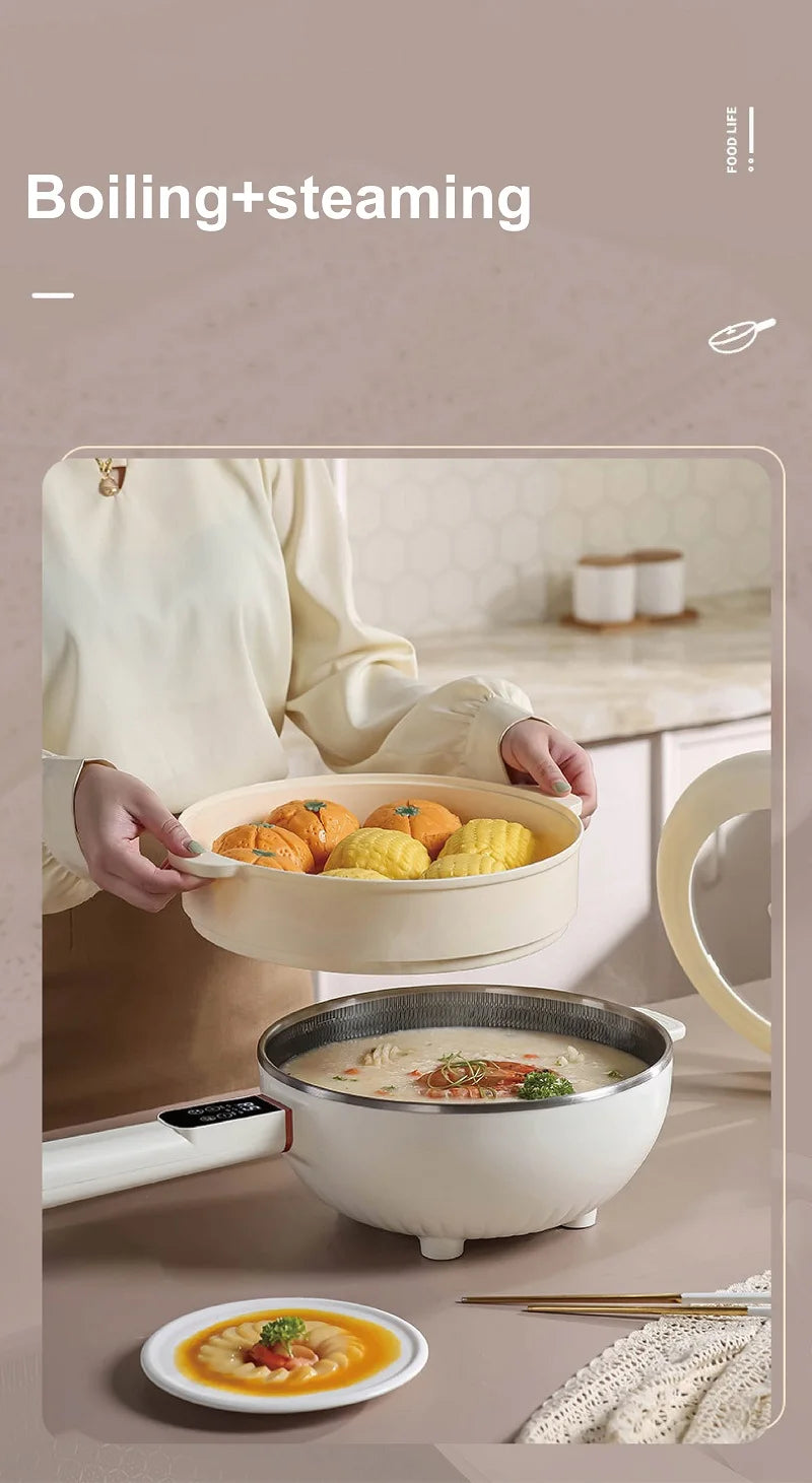 Smart Electric Multi-function Electric Pot Steamer Non-stick Fry Pan image 17
