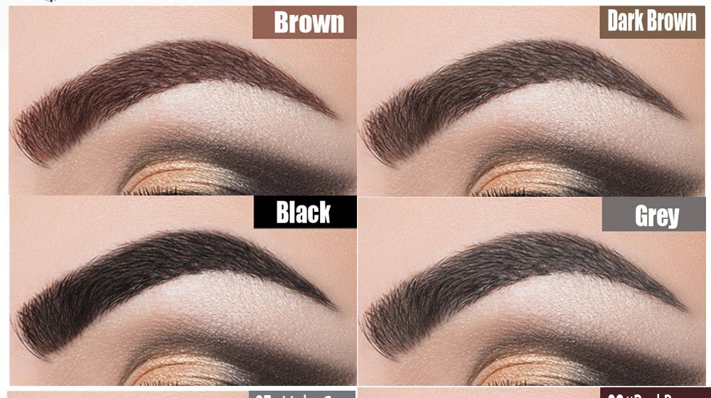 5-Color Four-Pronged Eyebrow Pencil Eyebrow Brush Split Liquid Waterproof Long-Lasting Eyebrows Enhancer Pencil Eyebrow Shadow image 7