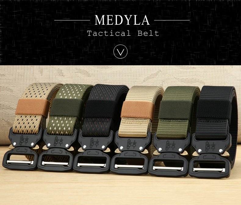 Tactical Belt | New Nylon Army Belt | Men Molle Military SWAT Combat Belts | Knock Off Emergency Survival Belt image 9